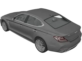 Genesis G70 (2018) 3D Model