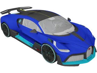 Bugatti Divo (2019) 3D Model