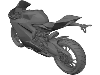 Ducati Panigale 1299 3D Model