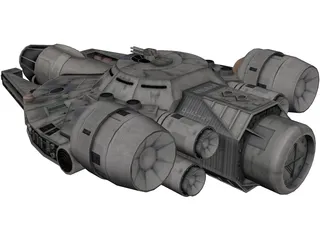 YT-1760 Freighter 3D Model