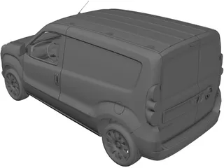 Opel Combo SWB Cargo (2015) 3D Model