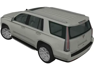 Cadillac Escalade ESV Platinum (2015) 3D Model