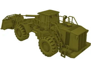 Caterpillar 988H Wheel Loader 3D Model