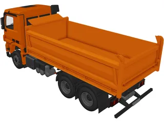 Mercedes-Benz Dump Truck 3D Model