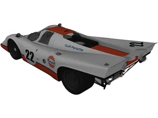 Porsche 917K (1969) 3D Model