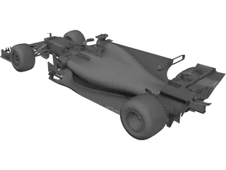 Ferrari SF70H F1 (2017) 3D Model