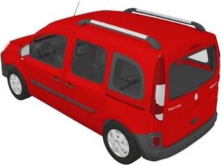 Renault Kangoo Passenger (2014) 3D Model