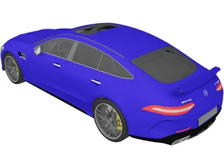Mercedes-AMG GT 63 S 4MATIC+ 4-Door Coupe (2019) 3D Model