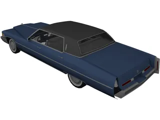 Cadillac Deville (1974) 3D Model