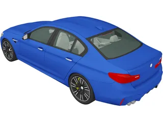 BMW M5 (2018) 3D Model