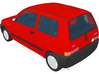 Fiat Cinquecento 3D Model