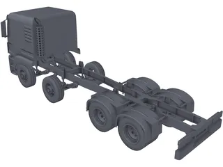 MAN TGS Truck 8x4 3D Model