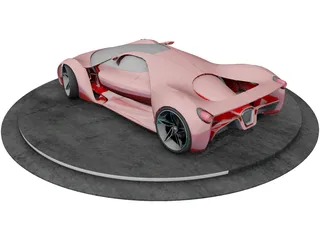 Ferrari F80 Concept 3D Model