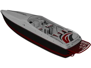 Speed Boat 3D Model