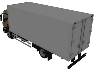 Volvo FL Box Truck (2013) 3D Model