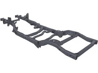 Jeep JKU Frame 3D Model