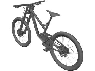 Downhill Bike 3D Model