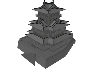 Chinese Castle 3D Model