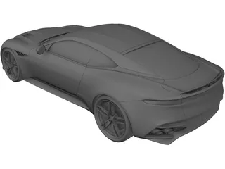 Aston Martin DBS Superleggera (2019) 3D Model