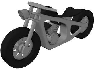 Wood Moto Kids 3D Model