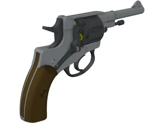 Na Gan Revolver 3D Model