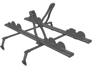 Thule Ride Roof Rack 3D Model