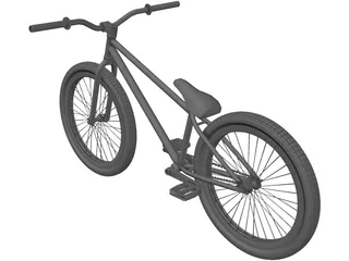 BMX Bike 3D Model