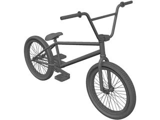 BMX Bike 3D Model