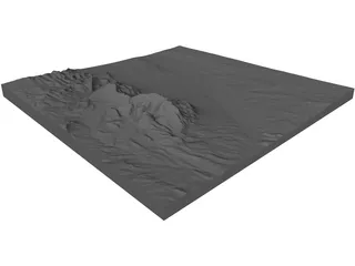 Albuquerque Topology 3D Model