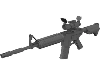 M4 3D Model