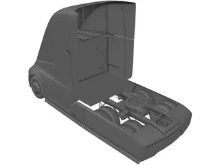 Tesla Semi Truck (2020) 3D Model