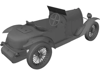 Bugatti Type 18 (1914) 3D Model