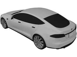 Tesla Model S (2016) 3D Model