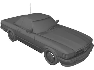 Mercedes-Benz 350SLC 3D Model