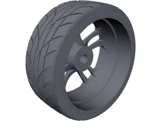 Volkswagen GTD Rims 3D Model