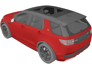 Land Rover Discovery Sport (2016) 3D Model