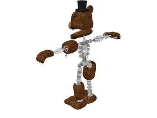 Rust Freddy 3D Model