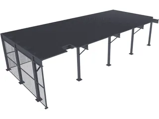 Storage Room Mezzanine 3D Model