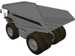 Mining Dump Truck 3D Model