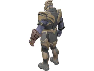 Thanos Armor 3D Model