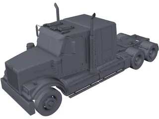 Western Star 4900 (2018) 3D Model