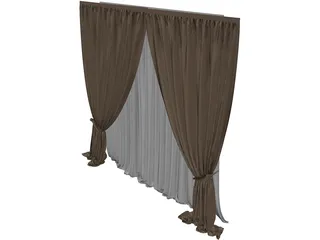 Curtain 3D Model