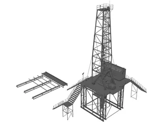 Land Rig 3D Model