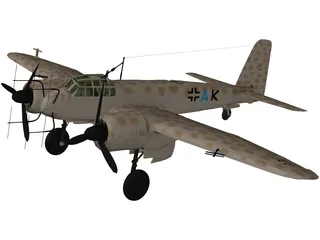 Junkers Ju 88 3D Model