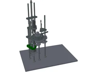 Terminal Tapping Machine 3D Model