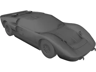 Ford GT40 Mk2 (1966) 3D Model