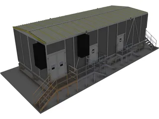 Gas Processing Skid 3D Model