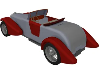 Classic Vehicle 3D Model