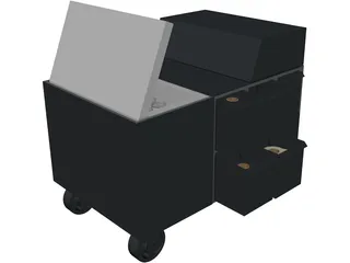 Pull Cart 3D Model