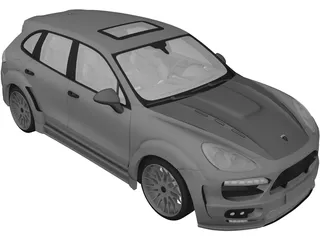 Porsche Cayenne Turbo Hamann (2010) 3D Model